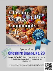 140th Cheshire Grange Community Fair Premium Book