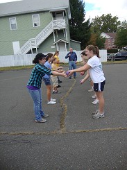THE BALLOON TOSS