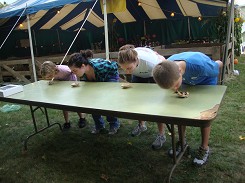 PIE EATING CONTEST