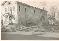 The First Grange Hall was purchesed on March 11, 1891, from the Clock Shop.  Repairs were made and the hall was dedicated on June 3rd of the same year.  State Master, Dr. G. A. Bowen, presided at the dedication.  The hall was destroyed by fire on January 17, 1955.